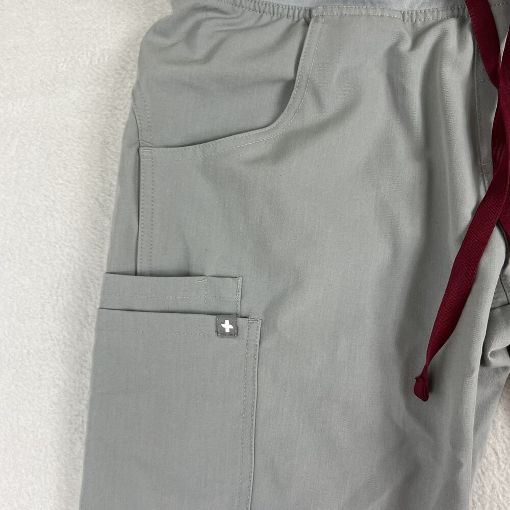 Figs Technical Collection Scrub Pants Women's Size Small Light Gray - Picture 5 of 11